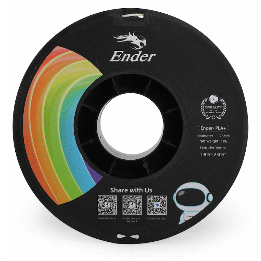 Ender PLA+ Filament - White - 1kg 3