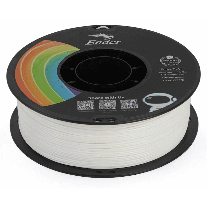Ender PLA+ Filament - White - 1kg 6