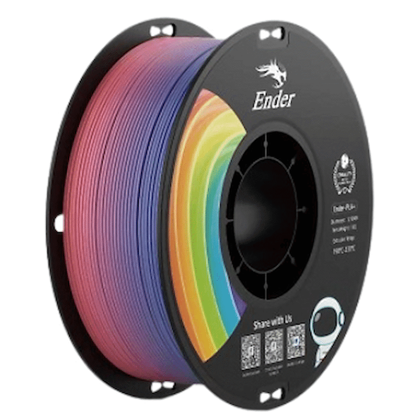 Ender PLA+ Filament - Rainbow 1kg