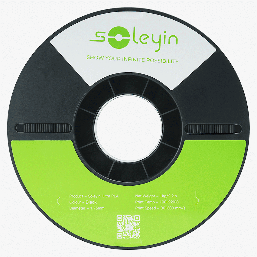 Soleyin Ultra PLA - Matte Black 2