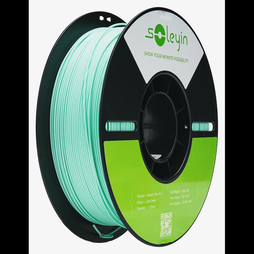 Creality Soleyin Ultra PLA Light Green 1kg - Updated