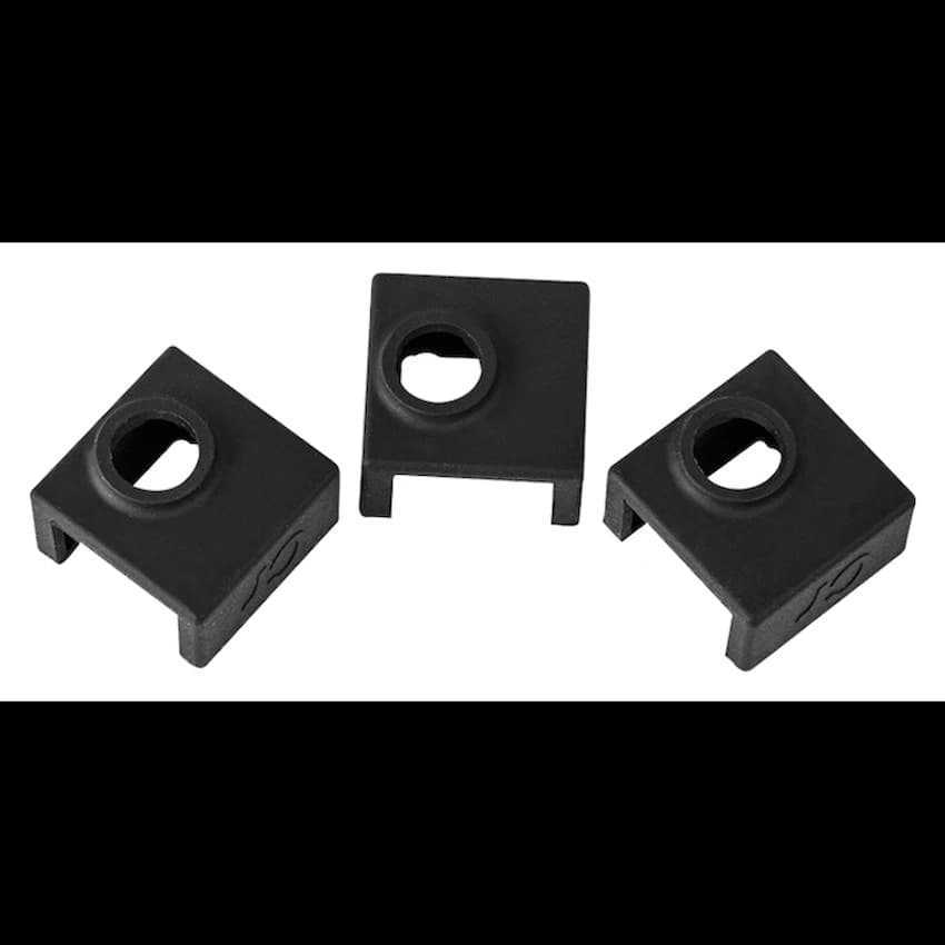 Heating Block Silicone Cover (23x23x17.5xT1.5) - Black 2