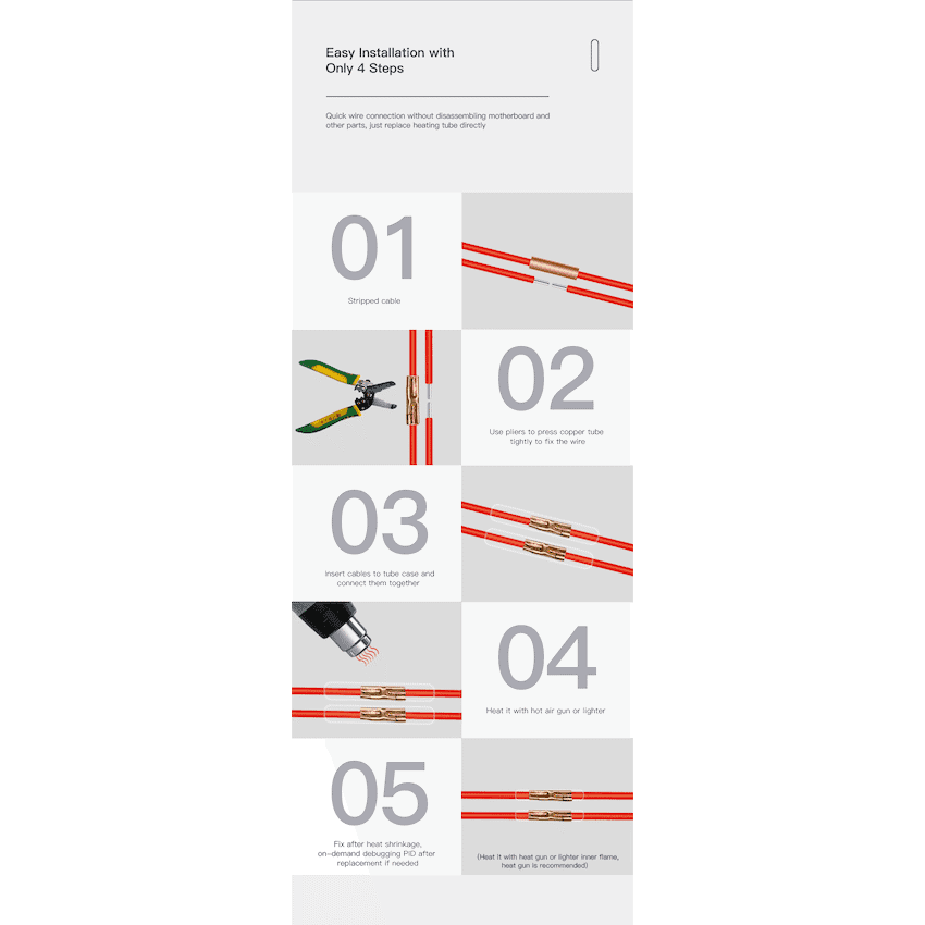 Creality Heating Tube - 24v 40w Universal Ender 3, 5, 6 4