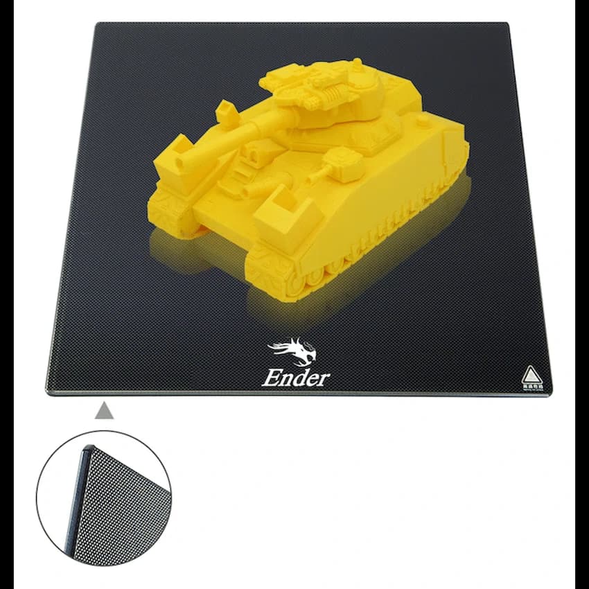 Creality Carborundum Glass Platform Kit 235x235x4 - Ender 3 V2 6