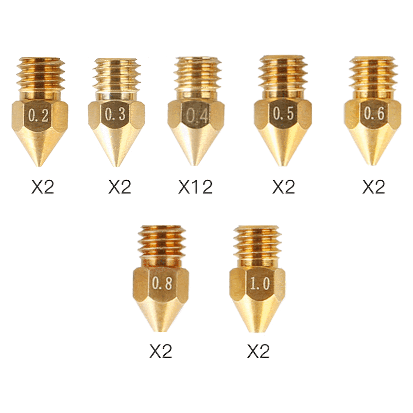 Creality MK8 Nozzle 24-Piece Package 3