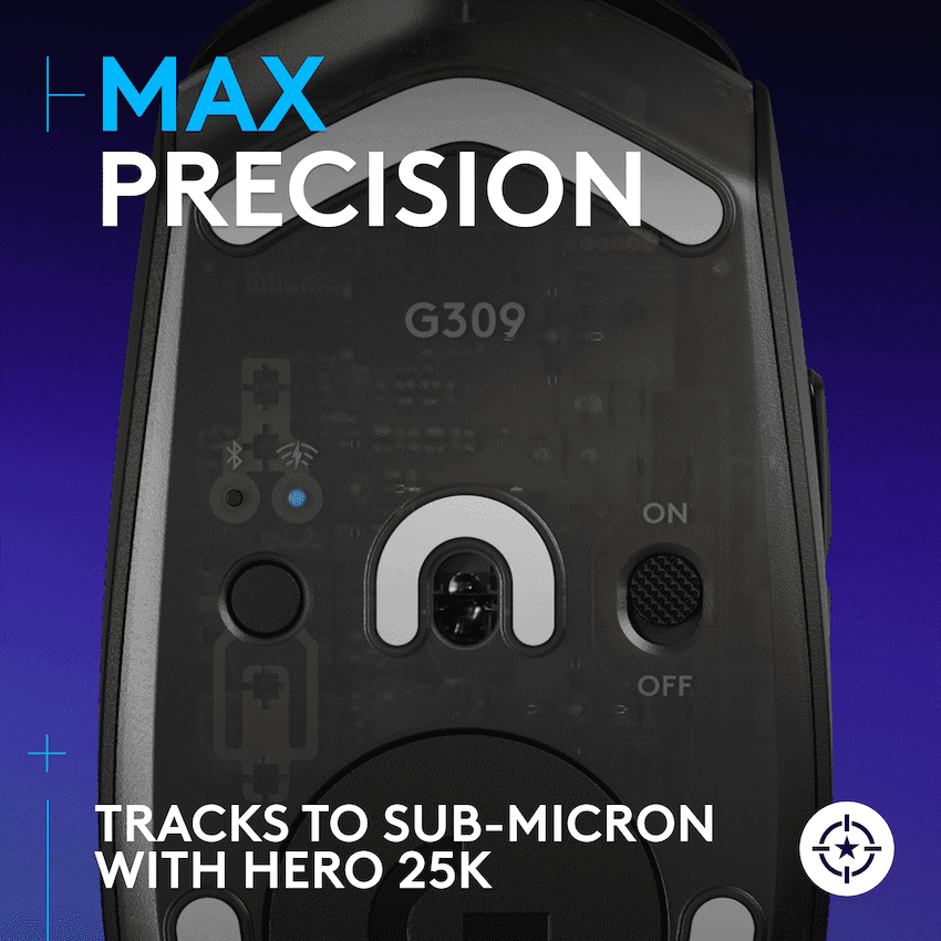 Logitech(R) G309 Lightspeed Wireless Mouse - Black 6