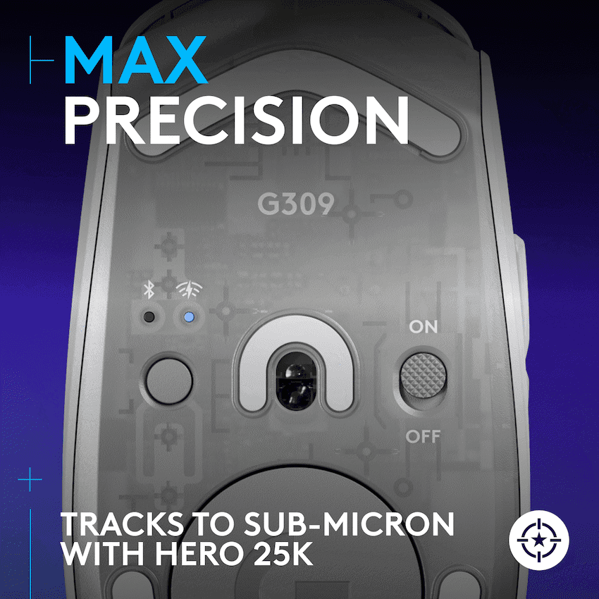 Logitech(R) G309 Lightspeed Wireless Mouse - White 7