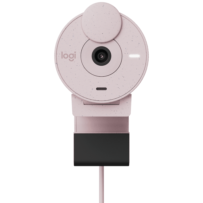 Logitech(R) Brio 300 Full HD Webcam - Rose 8