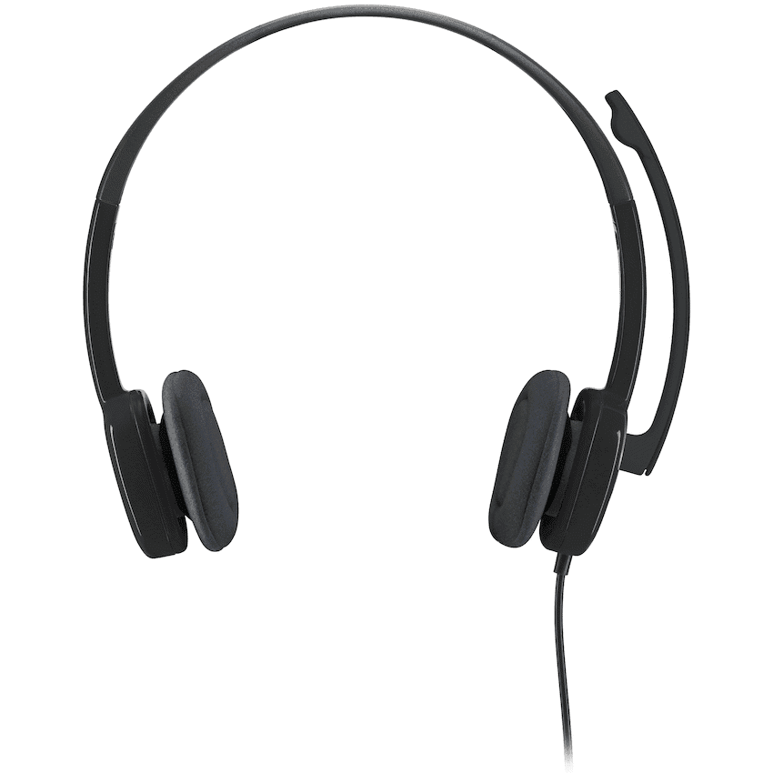 Logitech(R) H151 Stereo Wired Headset - Black 2