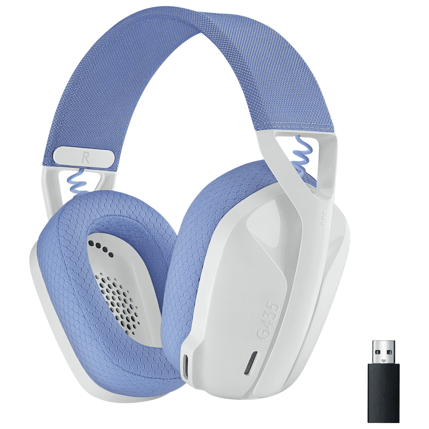 Logitech(R) G435 LIGHTSPEED Wireless Gaming Headset - White