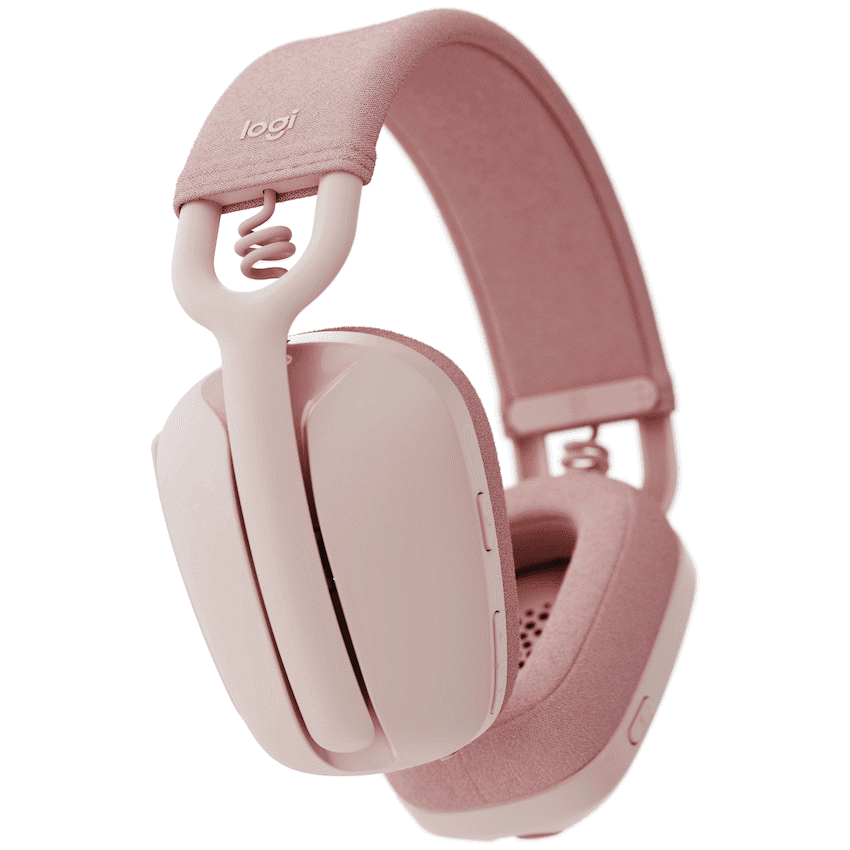 Logitech(R) Zone Vibe 100 Wireless Headphones - Rose 4