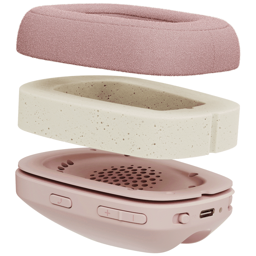 Logitech(R) Zone Vibe 100 Wireless Headphones - Rose 2