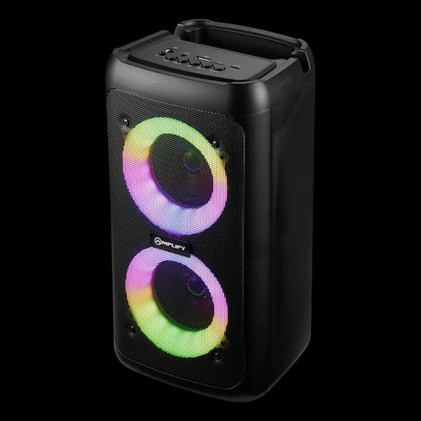 Amplify Mini Megavibe Series Dual 3" Party Speaker - Black 5
