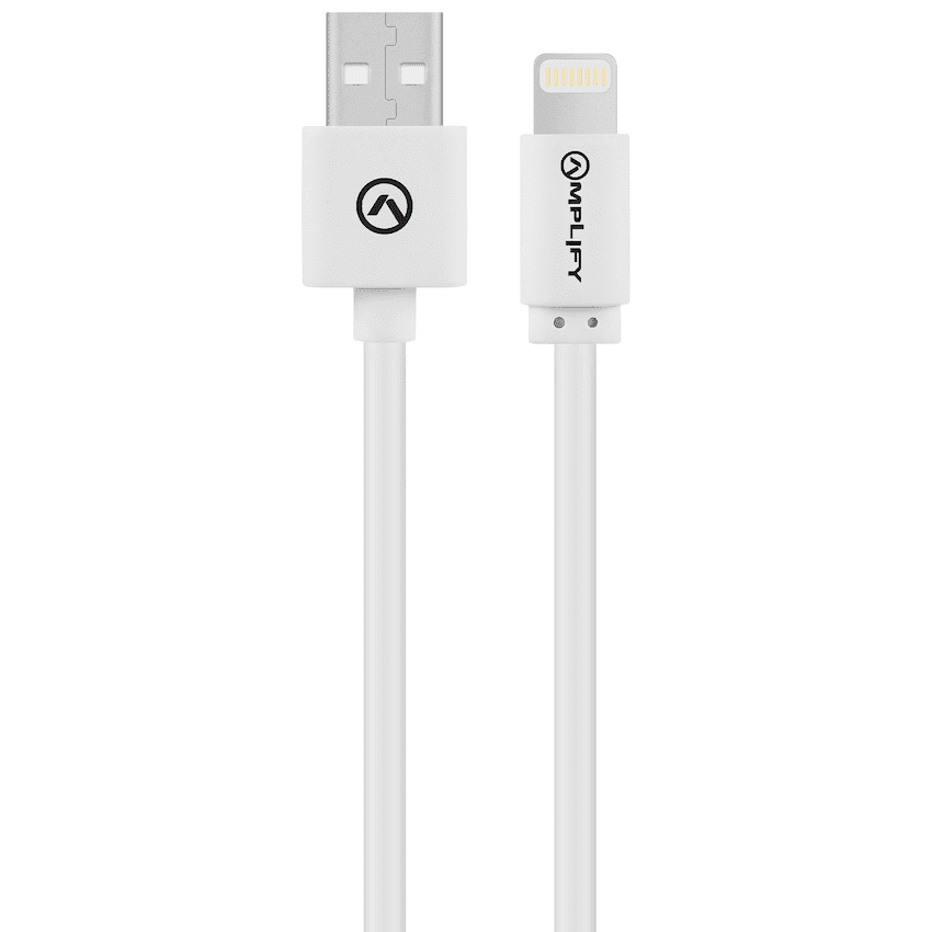 Amplify Lightning Charging Cable for iPhone & iPad - White