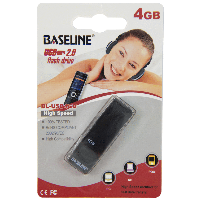 Baseline USB 4GB Flash Drive 1