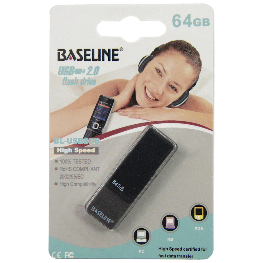 Baseline USB 64GB Flash Drive 1