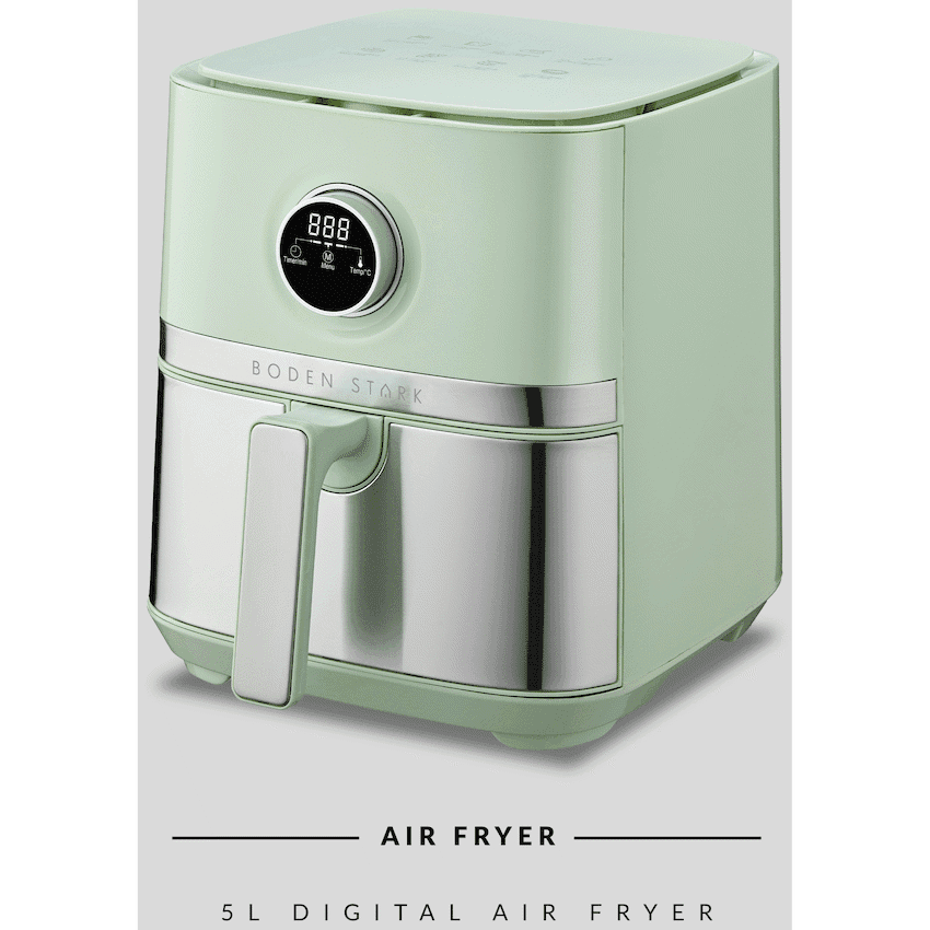 Boden Stark 5.0L Digital Air Fryer Green 3