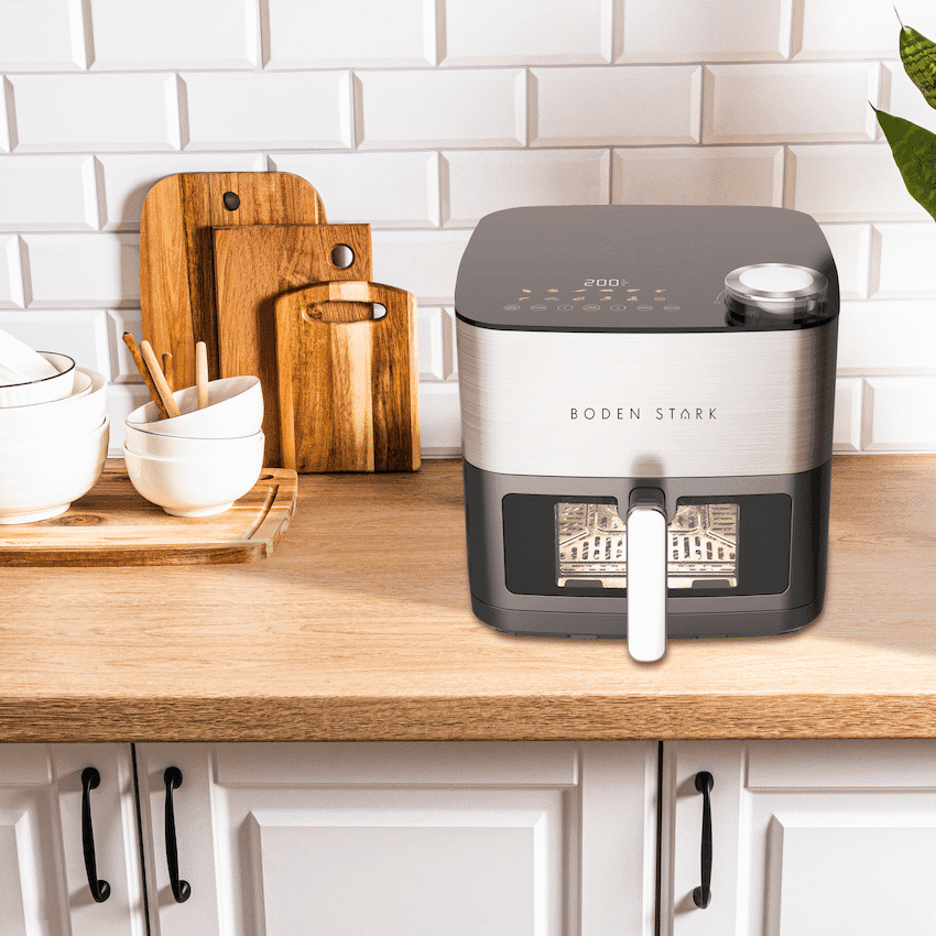 Boden Stark 8l Dual Element Air Fryer with Steaming Function 12