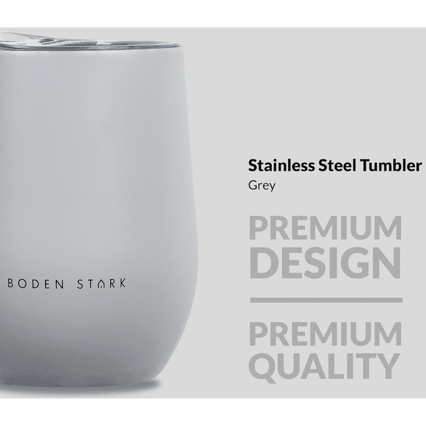 Boden Stark Tumbler 350ml Grey 3