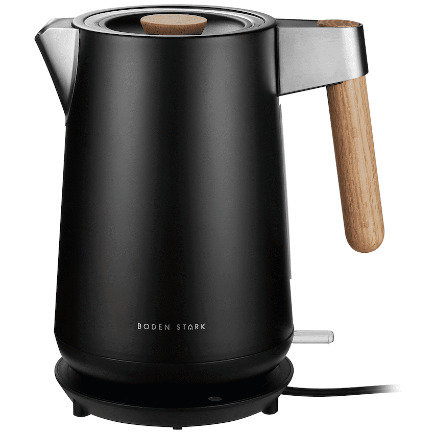 Boden Stark Anson Collection 1.7l 2000w Stainless Steel Kettle - Black 1