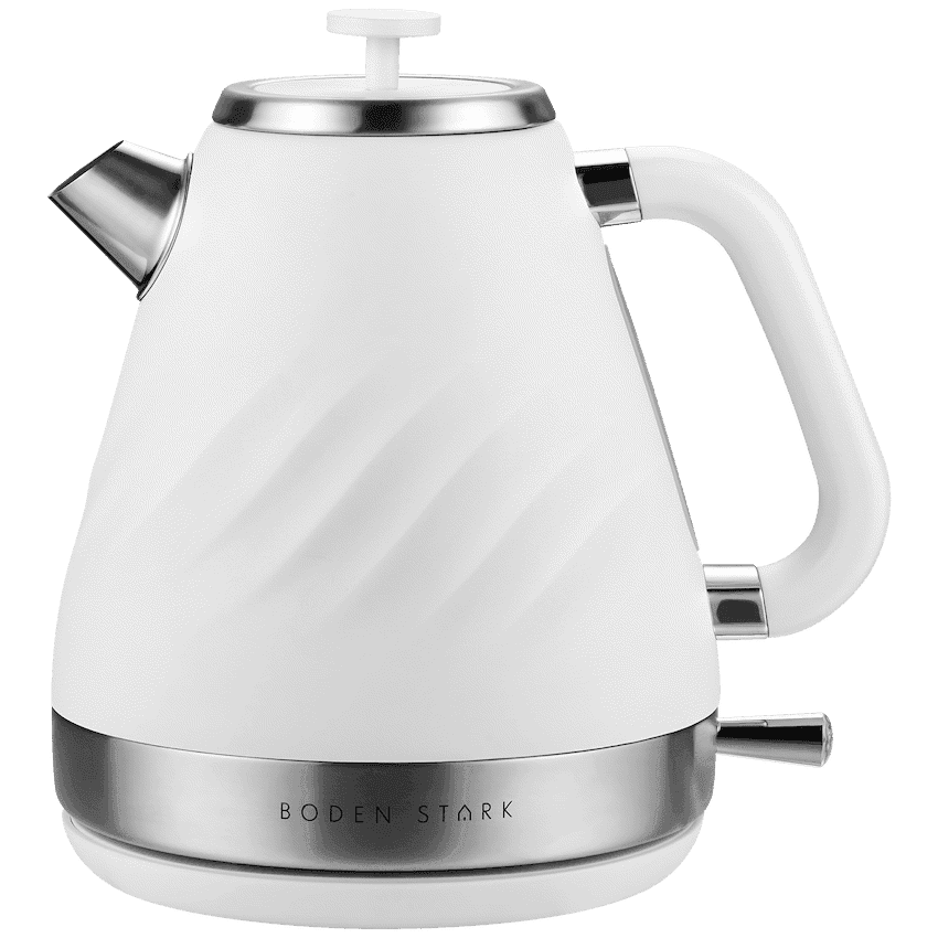 Boden Stark 1.7l Stainless Steel Kettle - White 1