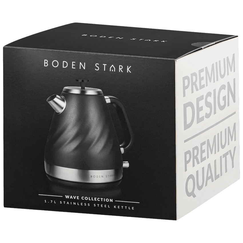 Boden Stark 1.7l Stainless Steel Kettle - Charcoal 2