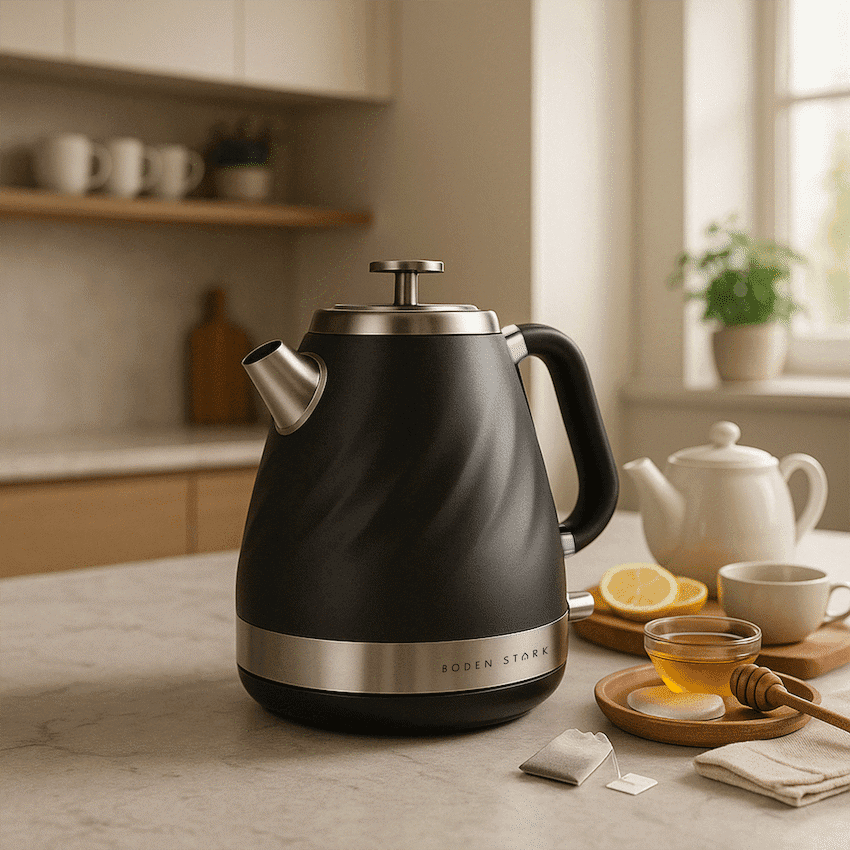 Boden Stark 1.7l Stainless Steel Kettle - Charcoal 7