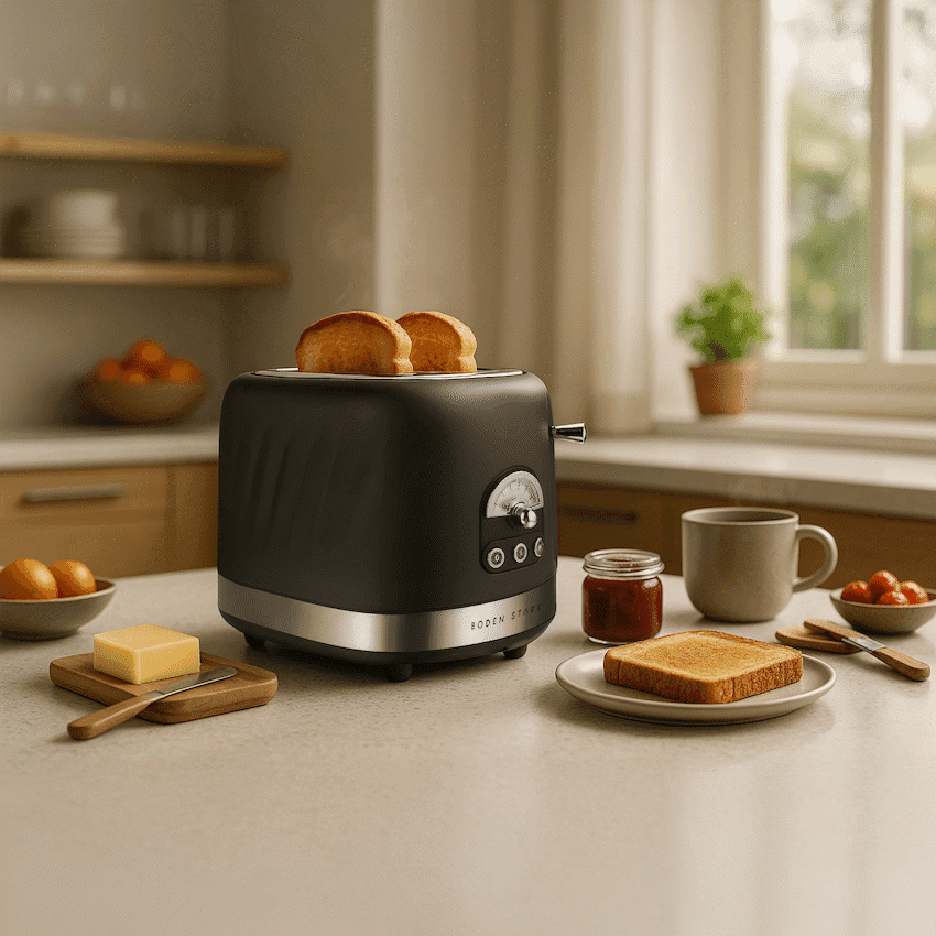 Boden Stark 2-Slice Stainless Steel Toaster 6