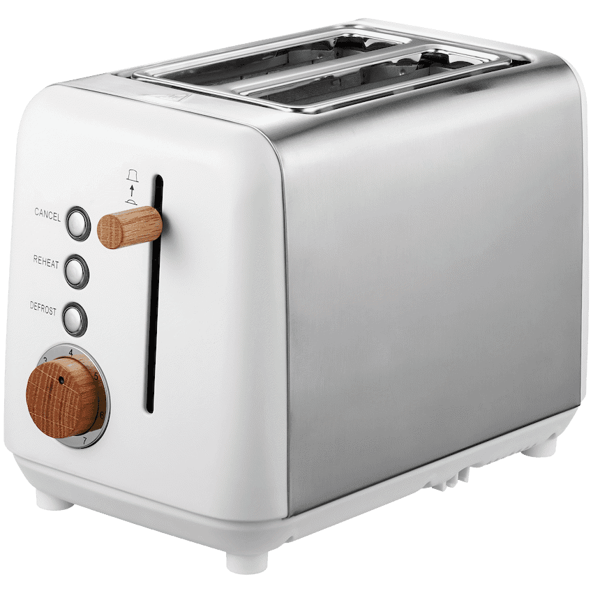 Boden Stark Anson Collection 2 Slice SS Toaster - White 1