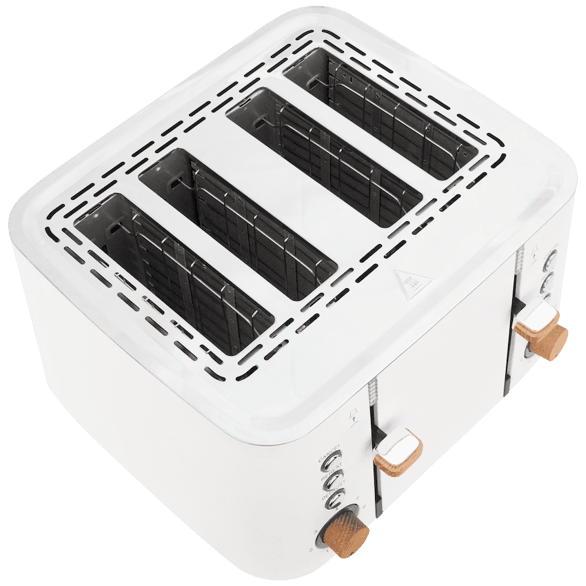 Boden Stark Anson Collection 4 Slice SS Toaster White 3