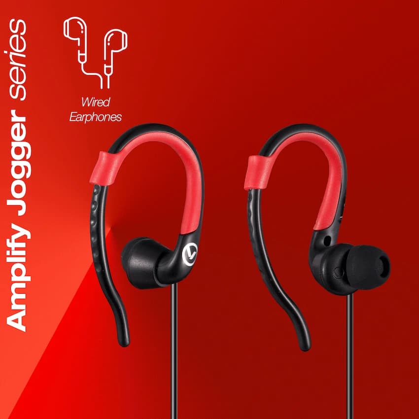 Amplify 2-IN-1 Bundle Jogger series earphones with pouch 3