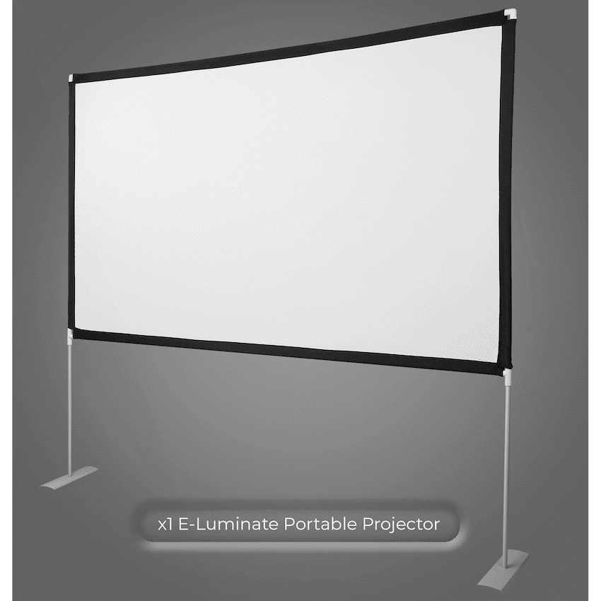 Connex E-Luminate Portable Projector Screen 100" - 16:9 2