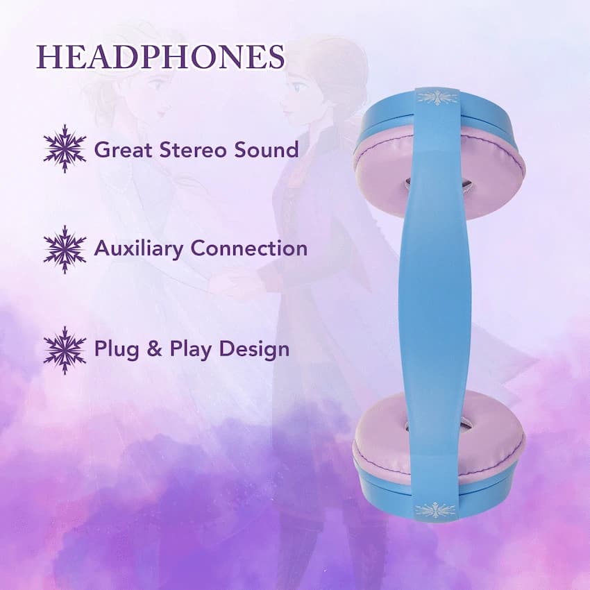 Disney Frozen Auxiliary headphones with 11 Stickers 3