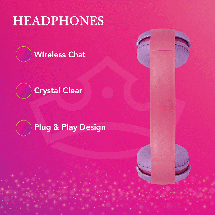 Disney Princess Bluetooth Wireless Stereo Headphones 3