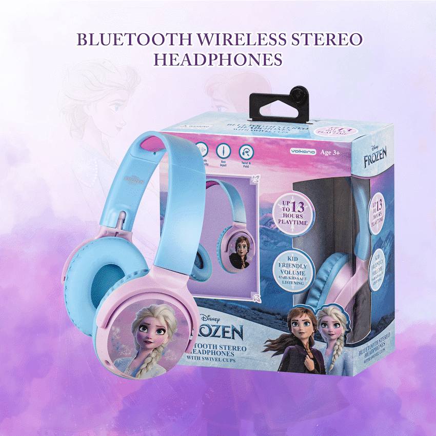 Disney Frozen Bluetooth Wireless Stereo Headphones 6