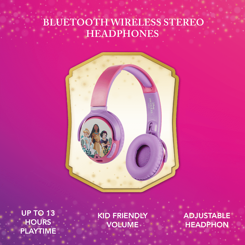Disney Princess Bluetooth Wireless Stereo Headphones 2
