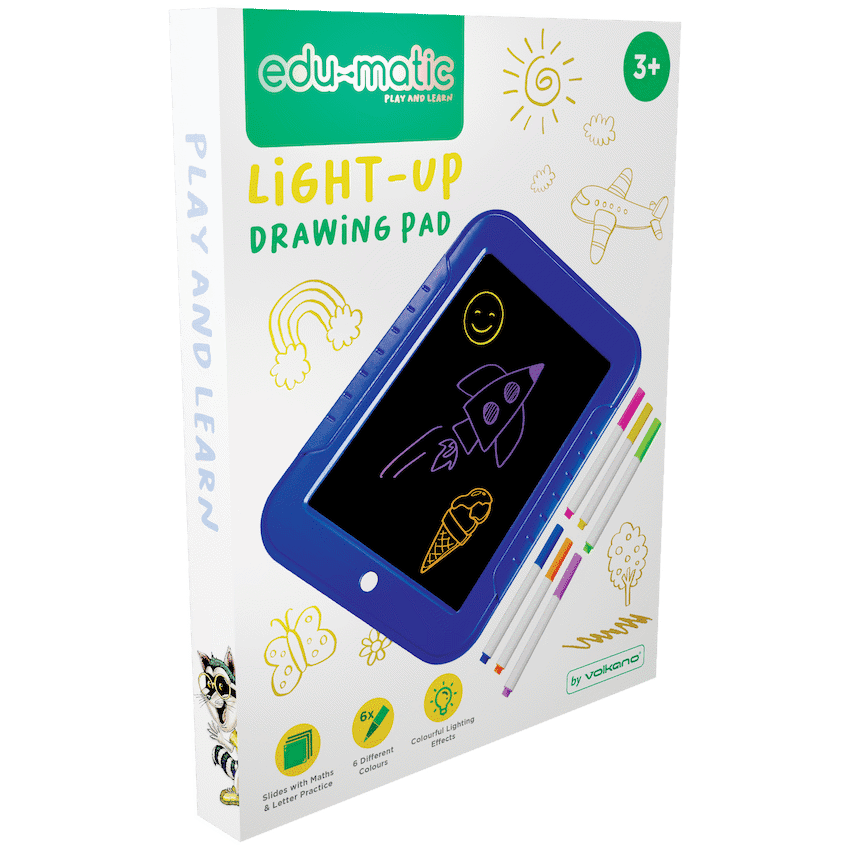 EDU - Light-Up Drawing Pad with 6 Colours and Stencils 2