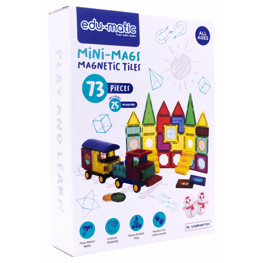 73 Magnetic Tiles, Windows, Stickers and Snowmen 2
