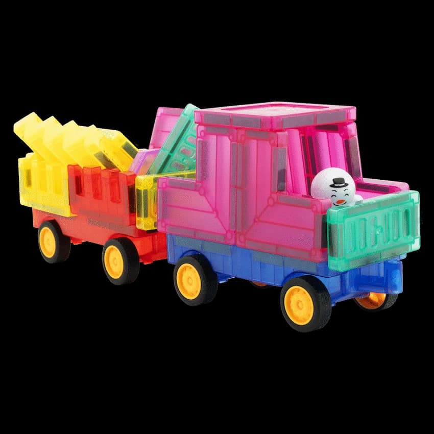 73 Magnetic Tiles, Windows, Stickers and Snowmen 6