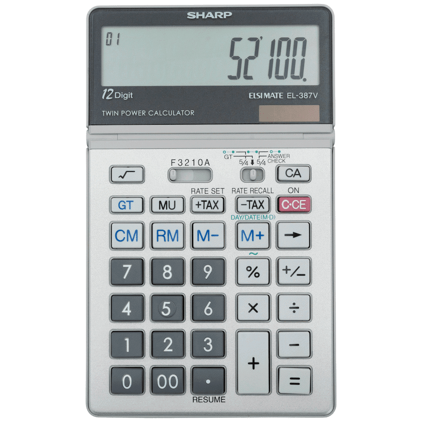Sharp EL387V Multi-Function Calculator 1