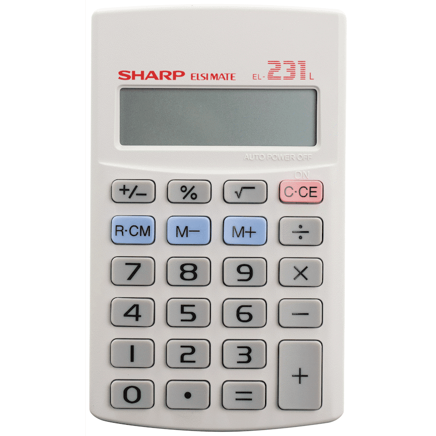 Sharp EL231 LB Pocket Calculator 1