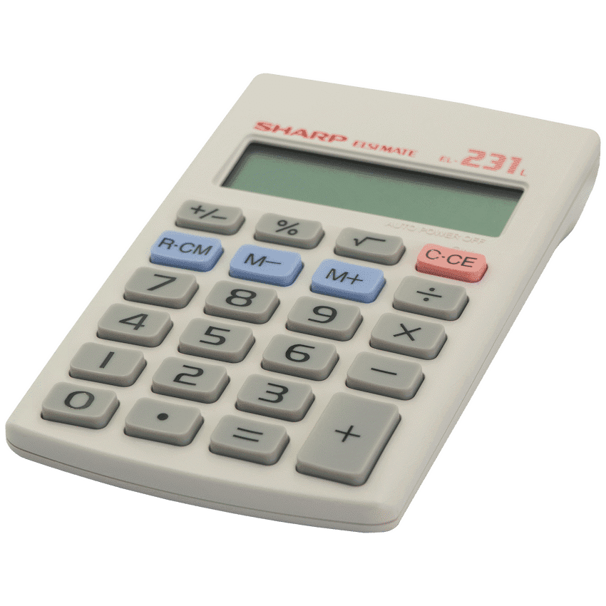 Sharp EL231 LB Pocket Calculator 2