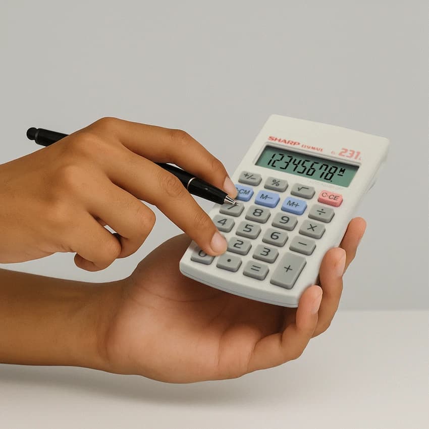 Sharp EL231 LB Pocket Calculator 7