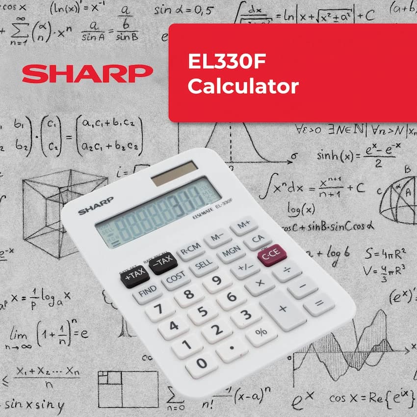 Sharp EL330F Calculator 4