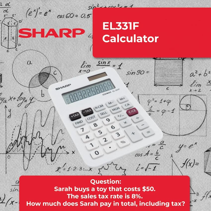 Sharp EL331F Calculator 3