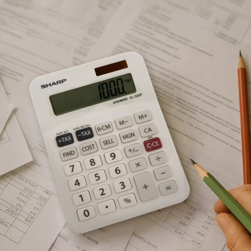 Sharp EL330F Calculator 6