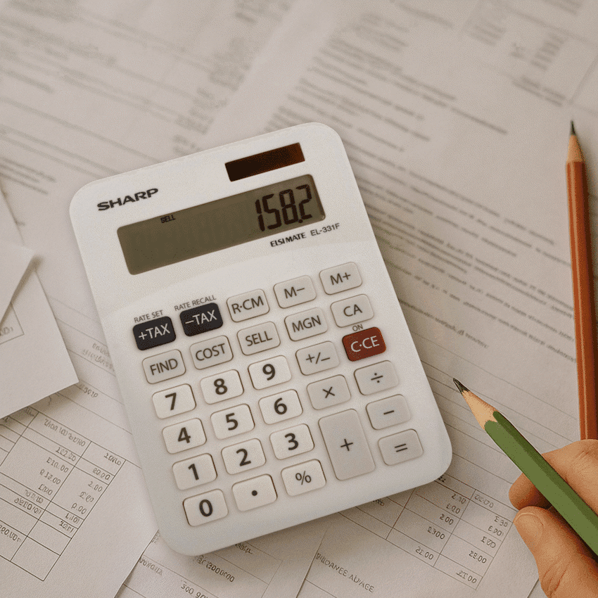 Sharp EL331F Calculator 6