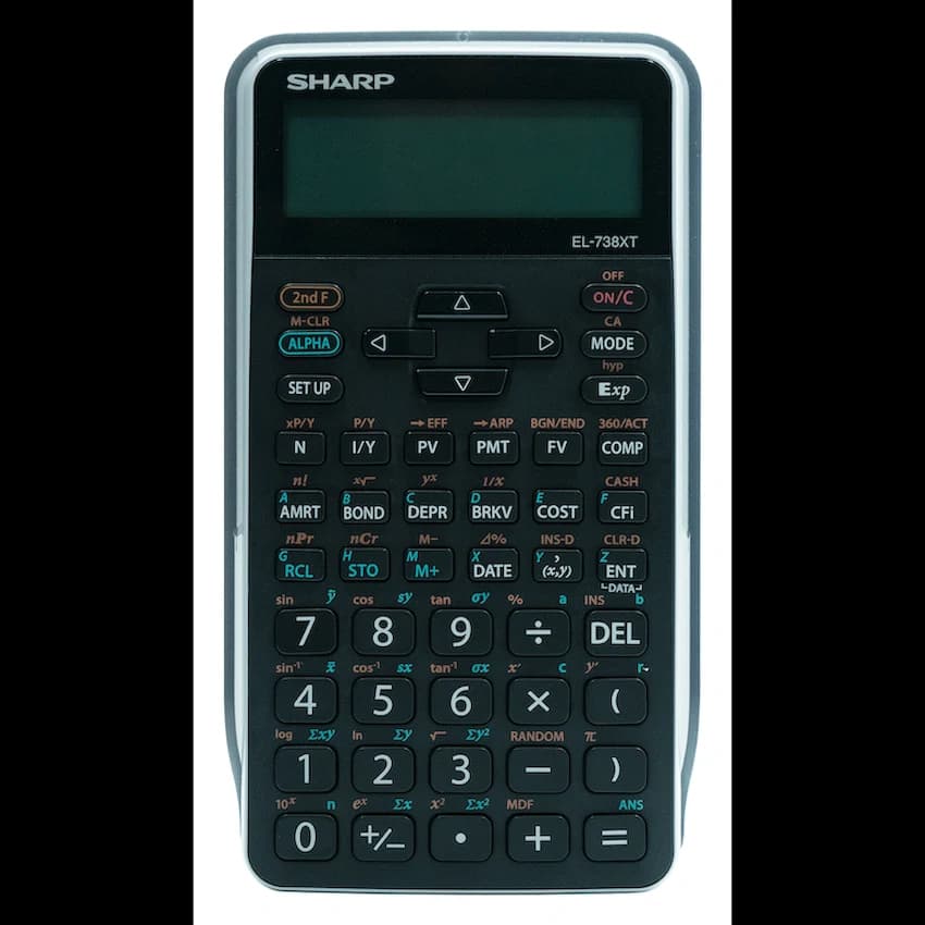 Sharp EL-738 XTB - Advanced Financial Calculator NEW DESIGN 4