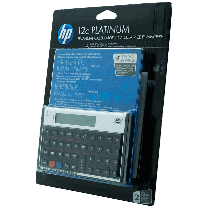 HP 12C Platinum Financial Calculator (Algebraic or RPN) 4