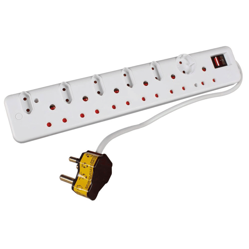 Ellies 12-Way High-Surge Multiplug 0.5m 2